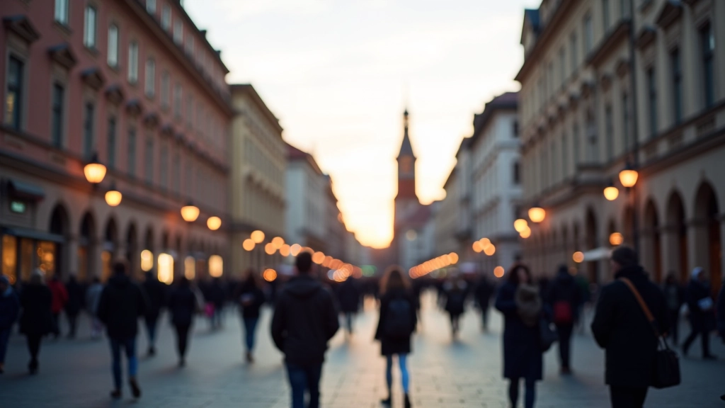 Tallinna Raekoja plats õhtuvalguses, inimesed ja jalakäijad, linnamaastik